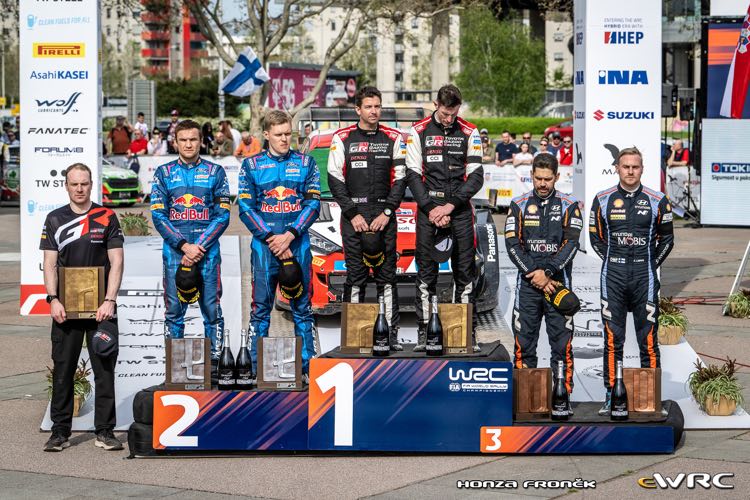 Rally Croatia 2023 Podium